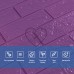 3D панель самоклеюча 700х770х3мм цегла Фіолетова (016-3) SW-000003248