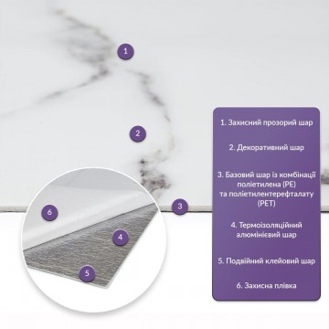 Самоклеюча стінова PET плитка 600*300*2mm (D) SW-00001684