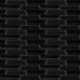 3D панель самоклеюча кладка 700х770х7мм Чорна (038) SW-00000303